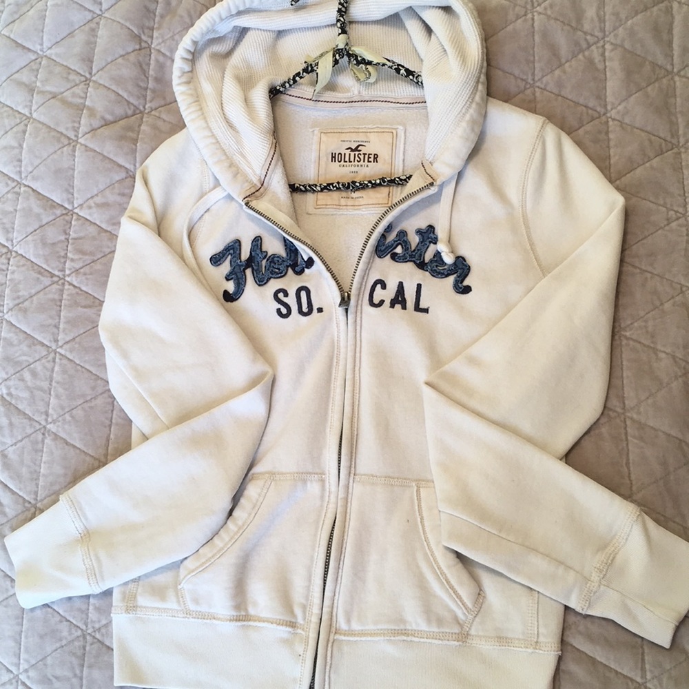 White Hollister Jacket